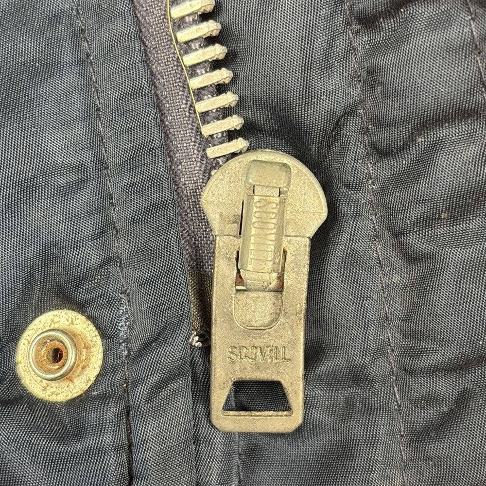Golden Fleece N-3B Flying Jacket Mens 46 Navy Blue‎ Vintage Snorkel Parka USA - Picture 8 of 16